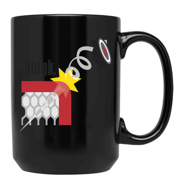 Funny Hockey Black Coffee Mug, Gift Coffee Mug - Black