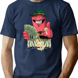 Gangster Allan Bootleg Bootleg Graphic T-Shirt - Navy