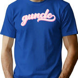 Gay Uncle Guncle Vintage Graphic Minimalist Graphic T-Shirt - Unisex Streetwear Tee - Blue