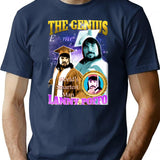 Genius Bootleg Bootleg Graphic T-Shirt - Navy