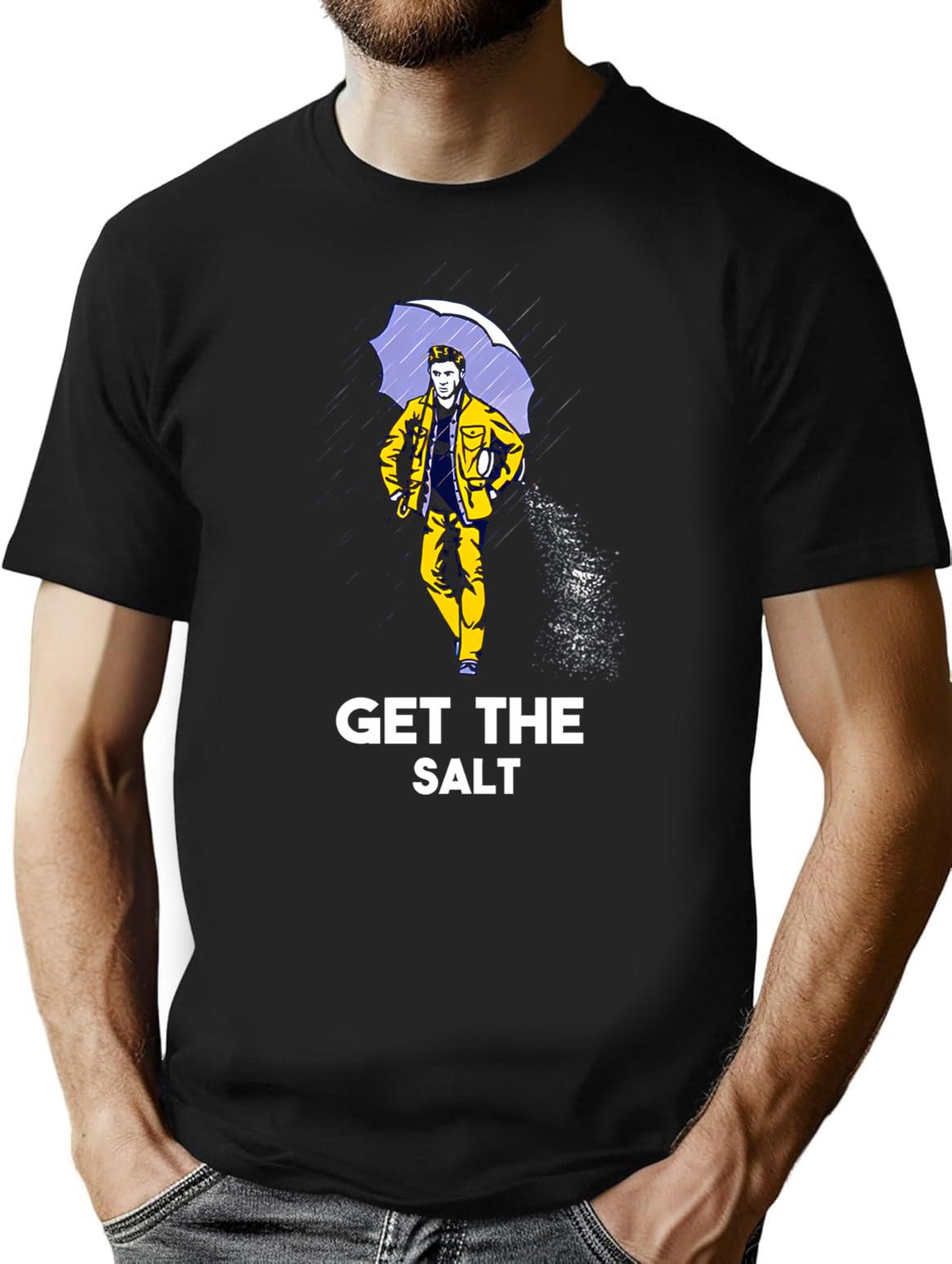 Get The Salt Minimalist Graphic T-Shirt - Unisex Streetwear Tee - Black