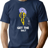 Get The Salt Minimalist Graphic T-Shirt - Unisex Streetwear Tee - Navy