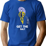 Get The Salt Minimalist Graphic T-Shirt - Unisex Streetwear Tee - Blue
