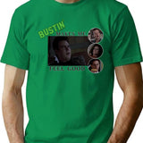 Ghost Bustin' Bootleg Shirt Bootleg Graphic T-Shirt - Green