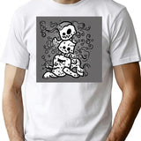 Ghost Of Disapproval Tote Magic Bootleg Graphic T-Shirt - White