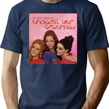 Girls' Night Minimalist Graphic T-Shirt - Unisex Streetwear Tee - Navy