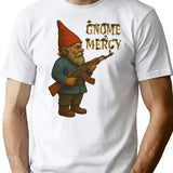Gnome Mercy Ak47 Minimalist Graphic T-Shirt - Unisex Streetwear Tee - White