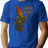 Gnome Mercy Ak47 Minimalist Graphic T-Shirt - Unisex Streetwear Tee - Blue