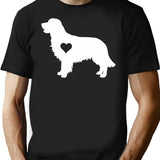 Golden Retriever Art Minimalist Graphic T-Shirt - Unisex Streetwear Tee - Black