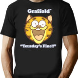 Graffold- Teusday'S Fine Bootleg Graphic T-Shirt - Black