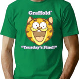 Graffold- Teusday'S Fine Bootleg Graphic T-Shirt - Green