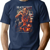 Hatchet Victor Crowley Lives Premium Heavyweight Cotton T-Shirt - Navy