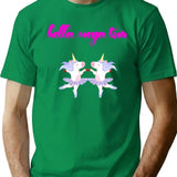 Hella Mega Tour Bootleg Bootleg Graphic T-Shirt - Green