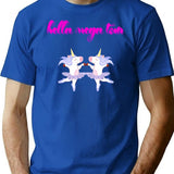 Hella Mega Tour Bootleg Bootleg Graphic T-Shirt - Blue