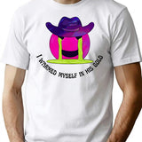 His Gold - Funny Bad Translation Error English Quote Bootleg Graphic T-Shirt - White