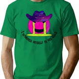 His Gold - Funny Bad Translation Error English Quote Bootleg Graphic T-Shirt - Green