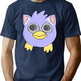 Hoody Pet Bootleg Graphic T-Shirt - Navy