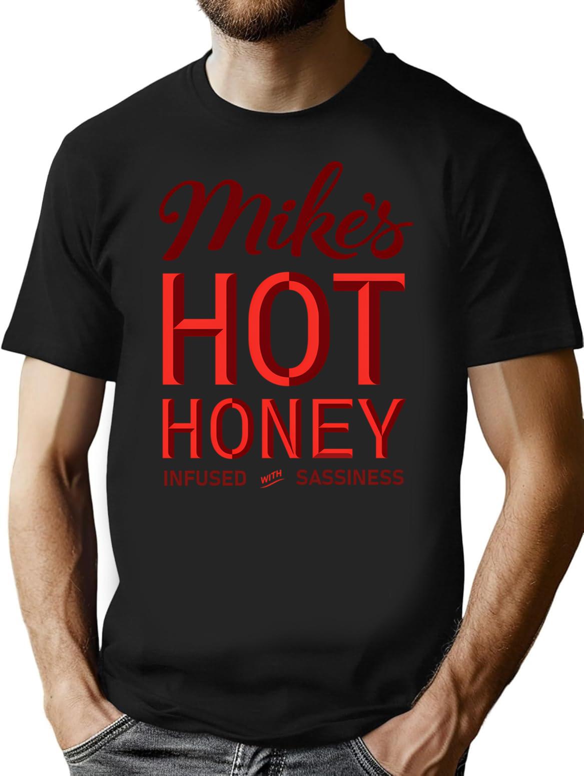 Hot Honey Minimalist Graphic T-Shirt - Unisex Streetwear Tee - Black