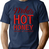 Hot Honey Minimalist Graphic T-Shirt - Unisex Streetwear Tee - Navy