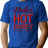 Hot Honey Minimalist Graphic T-Shirt - Unisex Streetwear Tee - Blue