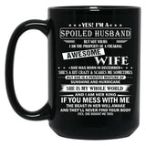 Husband Birthday December Black Gift Coffee Mug