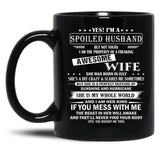 Husband Birthday July Black Coffee Mug, Gift Coffee Mug