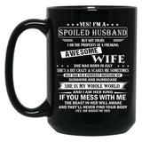 Husband Birthday July Black Coffee Mug, Gift Coffee Mug