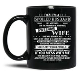 Husband Birthday May Black Coffee Mug, Gift Coffee Mug