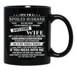 Husband Birthday Black Gift Coffee Mug - Black