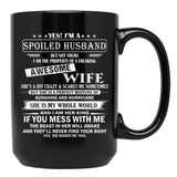 Husband Birthday Black Coffee Mug, Gift Coffee Mug - Black