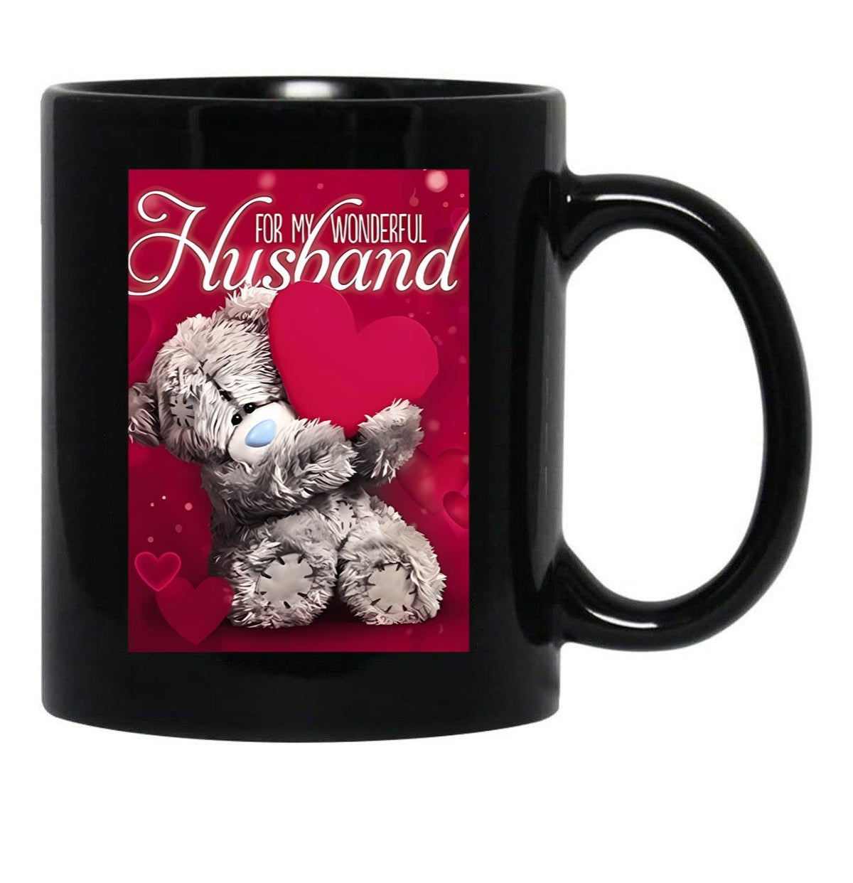 Husband Black Gift Coffee Mug - Black