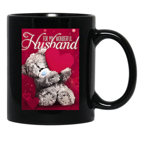 Husband Black Gift Coffee Mug - Black