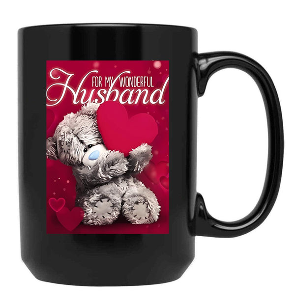 Husband Black Gift Coffee Mug - Black