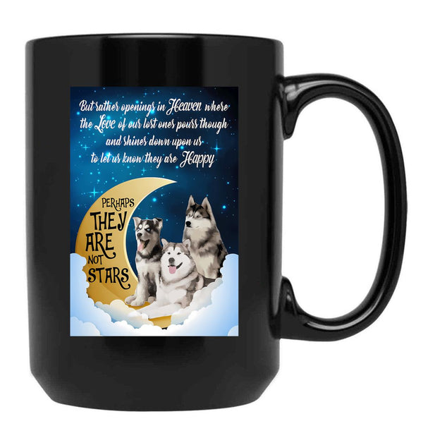 Husky Dog Meaning Quotes Black Gift Coffee Mug - Black