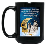 Husky Dog Meaning Quotes Black Gift Coffee Mug