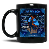 I Am Always With You You'Ll Always Be My Baby Boy Black Coffee Mug, Gift Coffee Mug