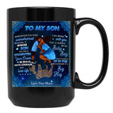 I Am Always With You You'Ll Always Be My Baby Boy Black Gift Coffee Mug - Black