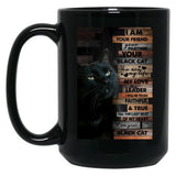 I Am Your Friend Yor Partner Your Black Cat Black Gift Coffee Mug