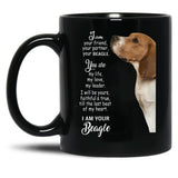 I Am Your Friend Your Partner Bealge Black Gift Coffee Mug