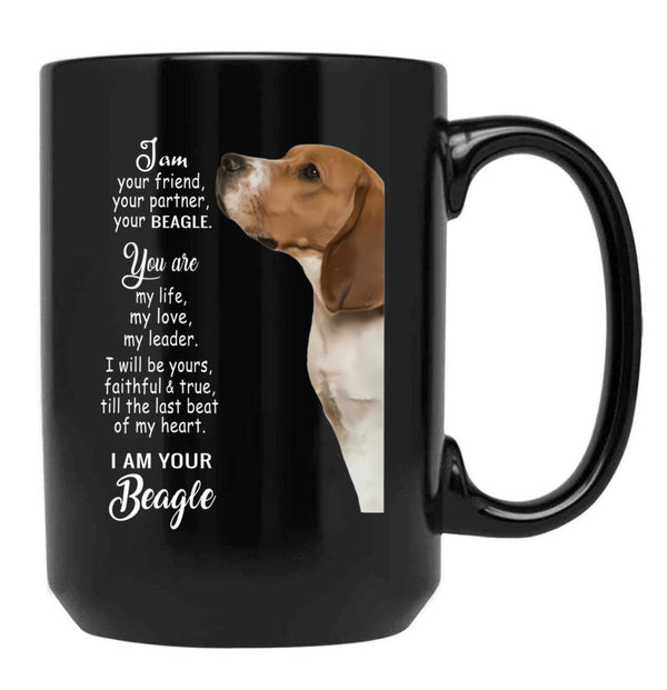 I Am Your Friend Your Partner Bealge Black Coffee Mug, Gift Coffee Mug - Black