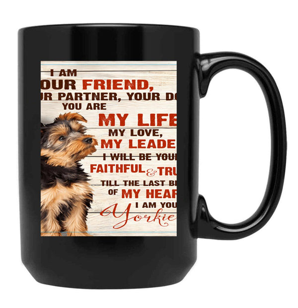 I Am Yourr Friend Your Partner Your Dog Blanket Black Gift Coffee Mug - Black