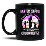 I Asked God To Make Me A Better Black Coffee Mug, Gift Coffee Mug
