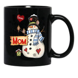 I Being A Mom For Christmas Black Coffee Mug, Gift Coffee Mug - Black