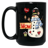 I Being A Mom For Christmas Black Coffee Mug, Gift Coffee Mug