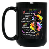 I Can Only Imagine Jesus Black Gift Coffee Mug