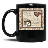 I Choose You To Do Life With Hand In Hand Side By Side - Love Black Coffee Mug, Gift Coffee Mug