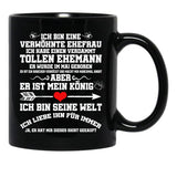 I Have A Damn Great Husband In May Black Coffee Mug, Gift Coffee Mug - Black