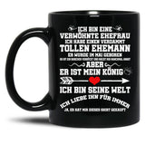 I Have A Damn Great Husband In May Black Coffee Mug, Gift Coffee Mug