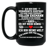I Have A Damn Great Husband In May Black Coffee Mug, Gift Coffee Mug