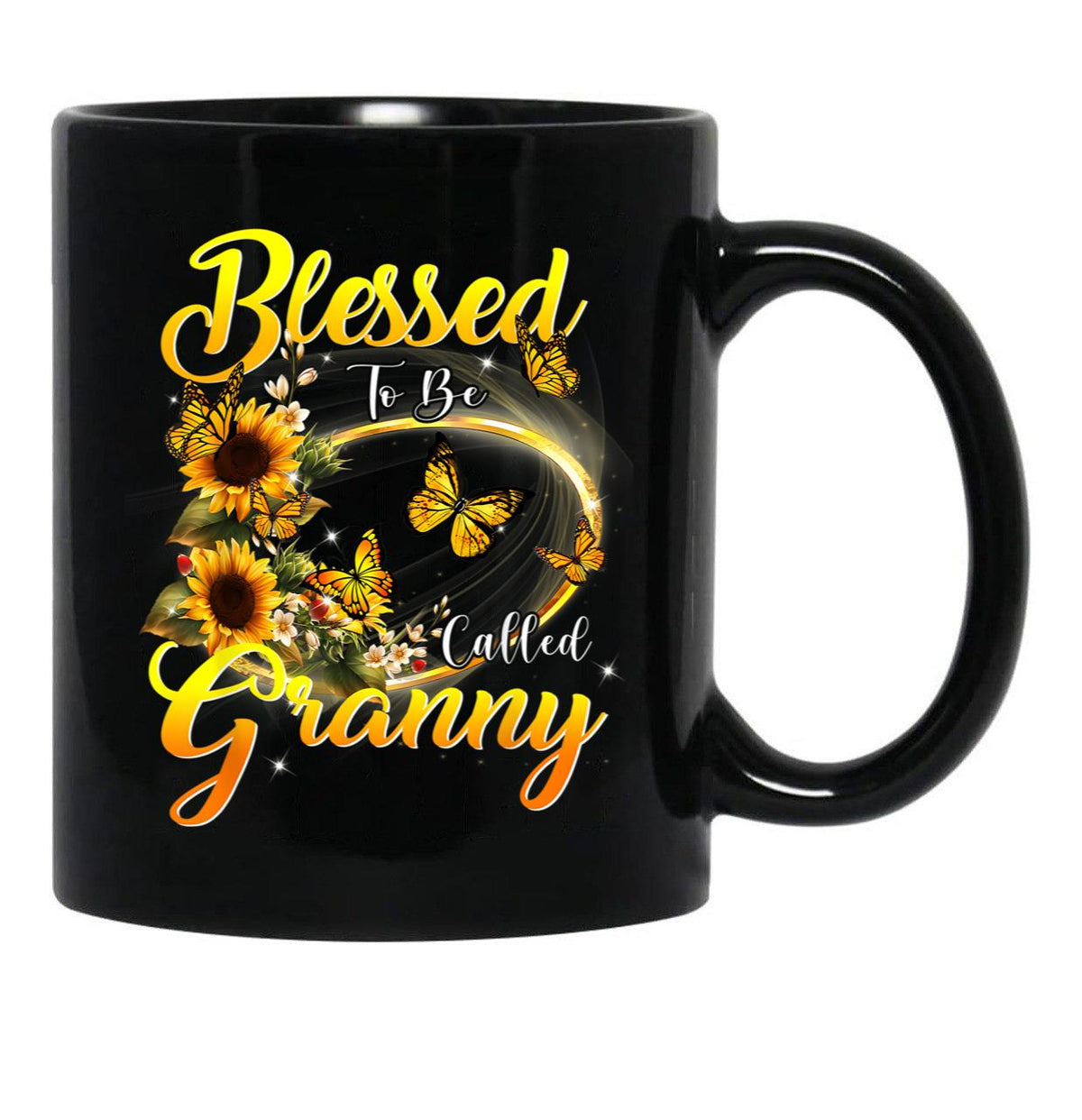 I Have Two Titles Mom And Nana And I Rock Them Mother'S Day Black Gift Coffee Mug - Black